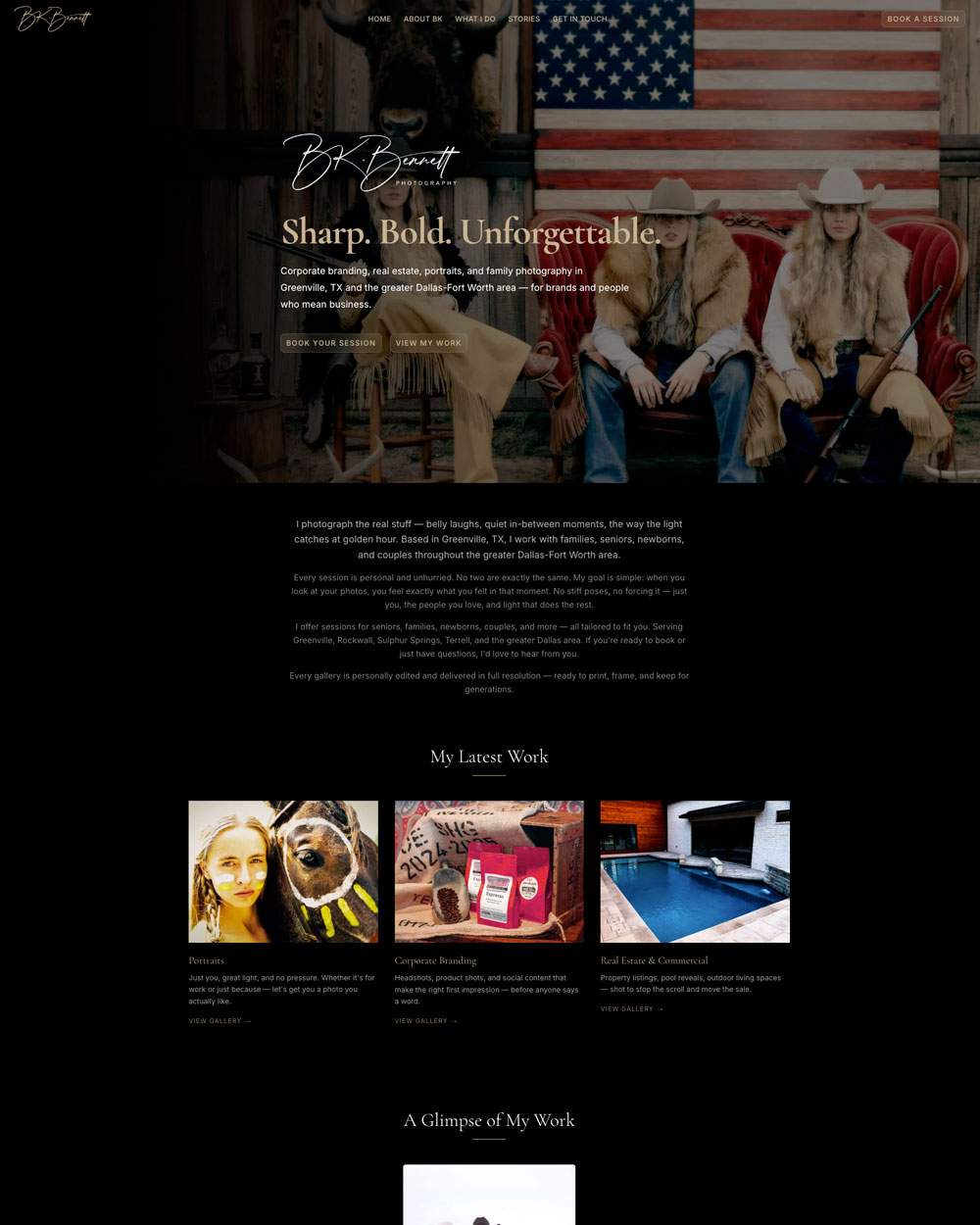 BK Bennett Photography — city page