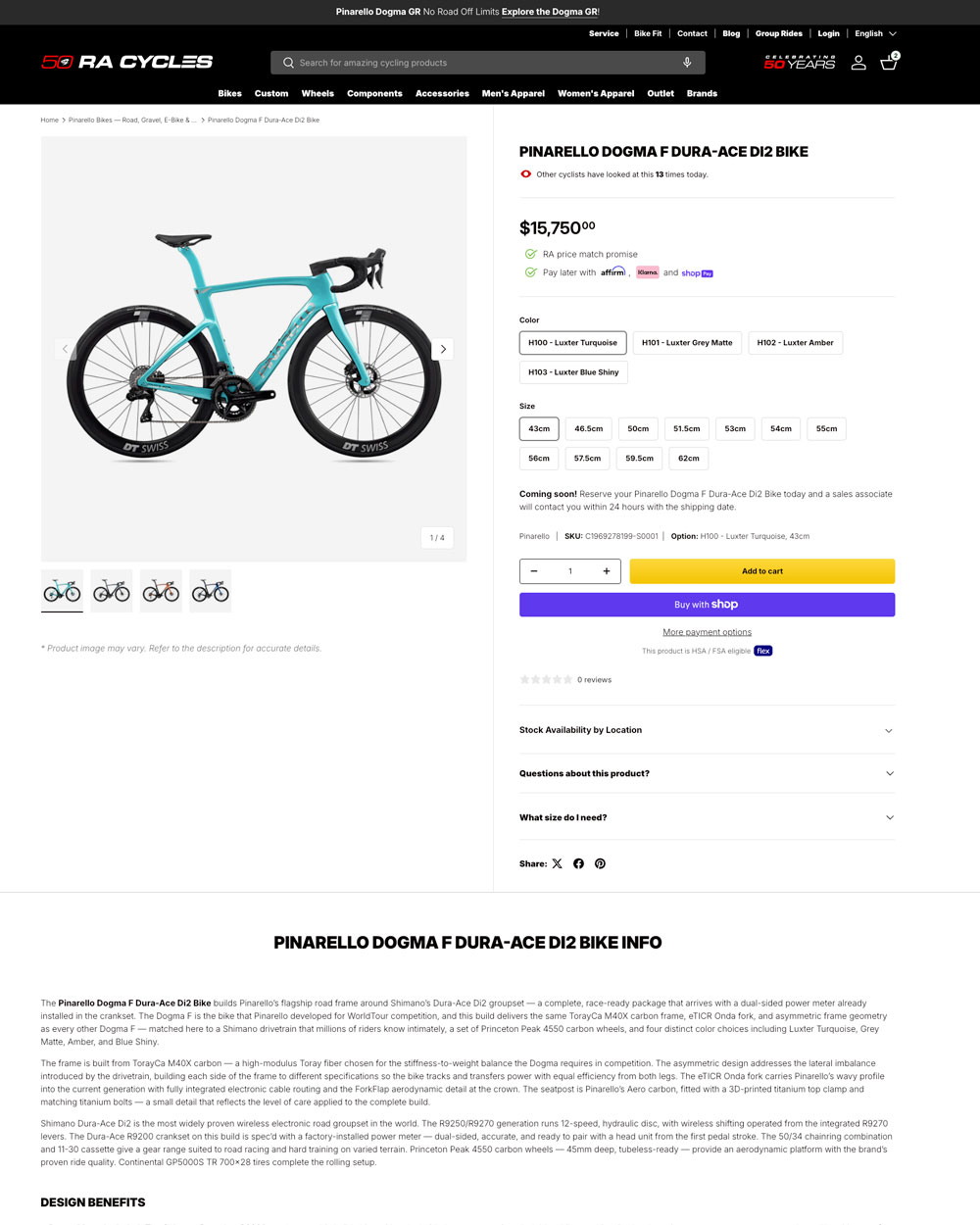 RA Cycles — POS extension